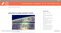 Desktop Screenshot of japanconcerttickets.com